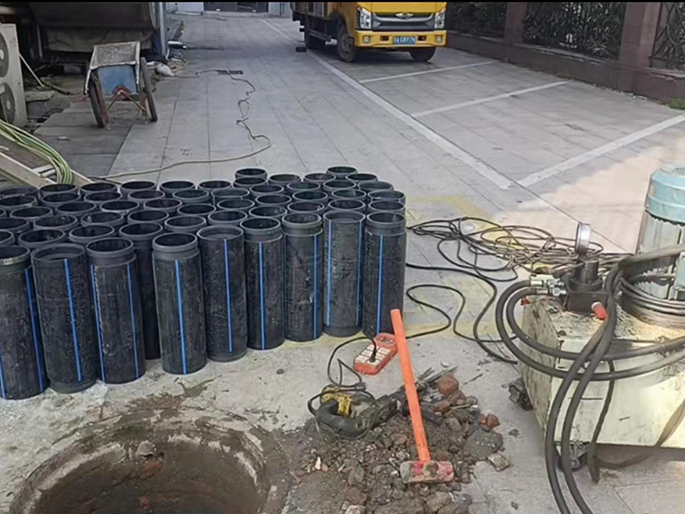 黎川PE置换管厂家 DN315置换管 非开挖管短管置换